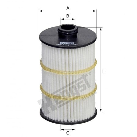 Hengst Oil Filter, E861Hd413 E861HD413